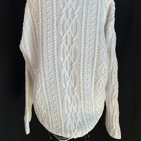 SOLD - DKNY Jeans Baggy V-Neck Sweater: Size M - Picture 7 of 12